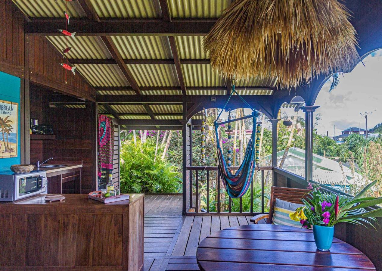 Piton Bungalows Ecolodges Deshaies Bagian luar foto