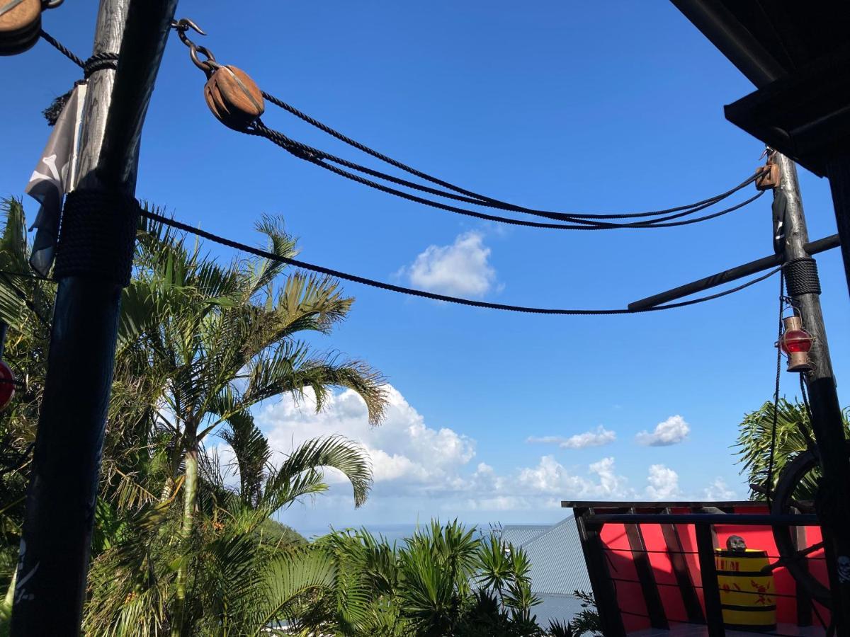 Piton Bungalows Ecolodges Deshaies Bagian luar foto